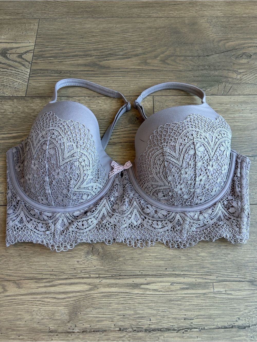 Victoria's Secret Mauve Lace Lined Demi Bra